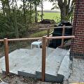 Betronnen trap geplaatst in Nieuwolda